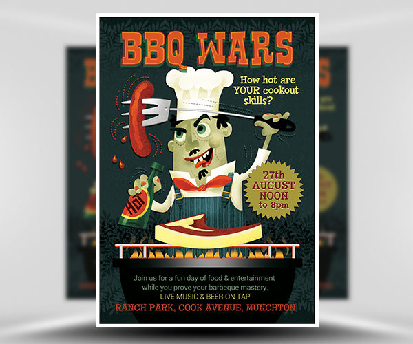 BBQ-Wars-Flyer-Template-1