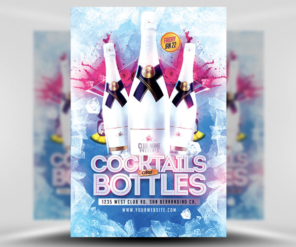 Cocktails-Bottles-Flyer-Template-1