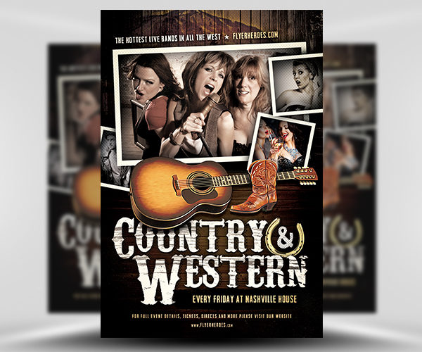 Country-Western-Flyer-Template-1