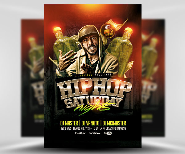 Hip-Hop-Saturdays-Flyer-Template-1