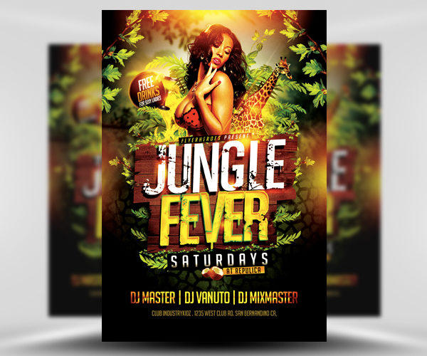 Jungle-Fever-Flyer-Template-1