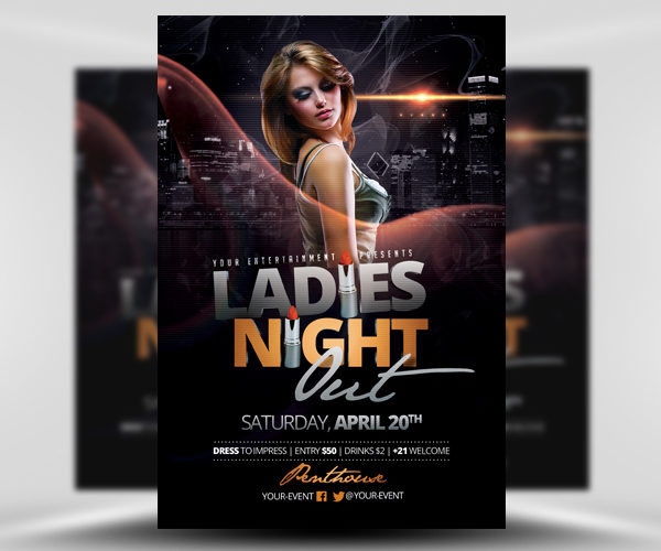 Ladies-Night-Out-Flyer-Template-1