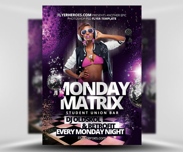 Monday-Matrix-Flyer-Template-1