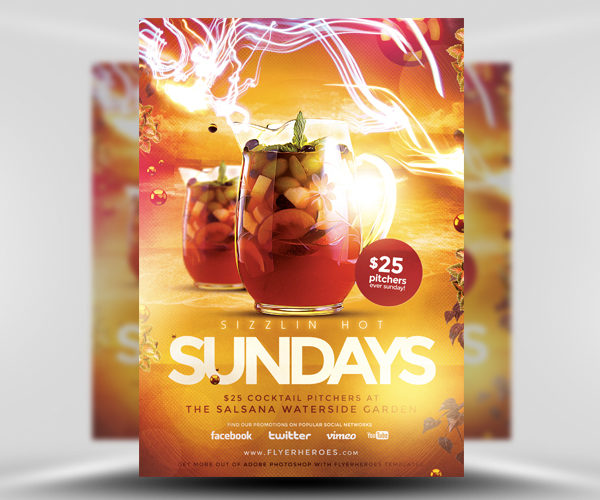 Sizzlin-Sundays-Flyer-Template-1