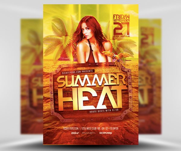 Summer-Heat-Flyer-Template-1